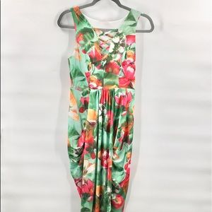 Venus Floral. slip Lined Tropic Maxi long …